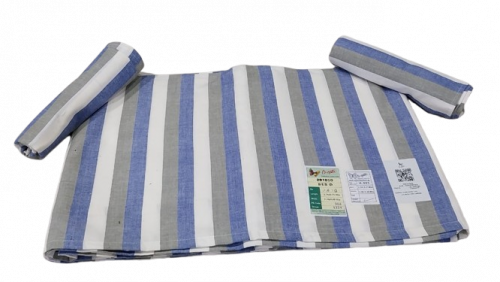 BEDSHEET STRIPE 90X108 2 PILLOW COVER